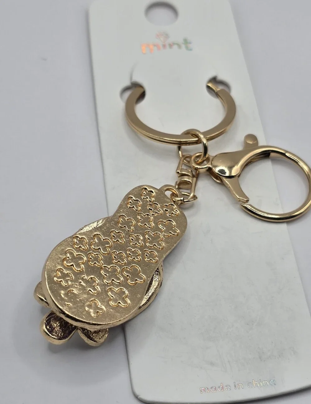 Purple Flip Flop Bag Charm